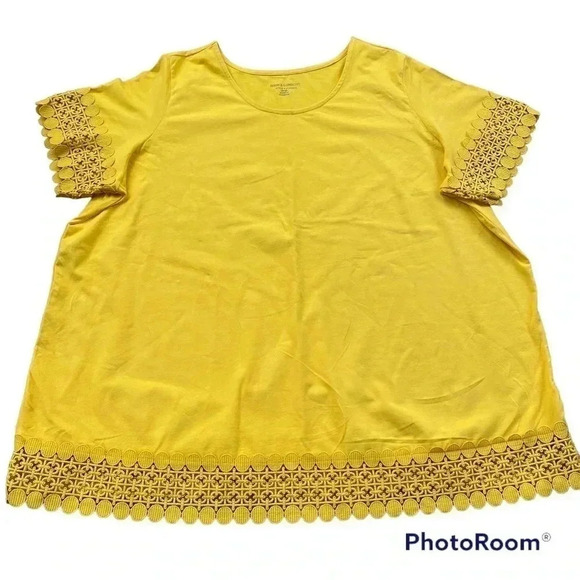 JESSICA London 4X New Without Tags Sunflower Yellow Top Beautiful - Picture 3 of 10